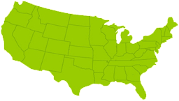 Map of the United States of America