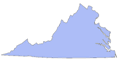 map of Virginia