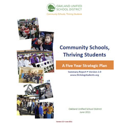 Front cover of "Community Schools, Thriving Students"