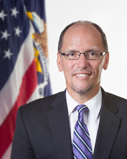 US Secretary of Labor Thomas Perez